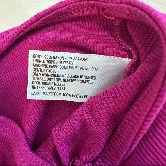 wild fable magenta cut-out bodysuit - Picture 9 of 9